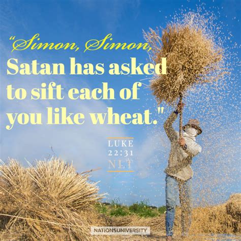 satan has asked to sift you as wheat meaning